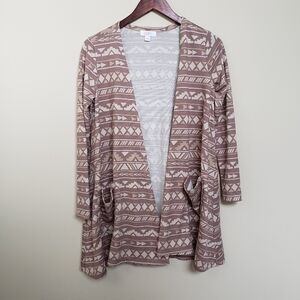 LULAROE Aztec Open Front Cardigan